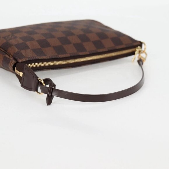 LOUIS VUITTON Damier Ebene Pochette Accessoires Pouch N41206 LV Auth 117812M - Picture 8 of 16